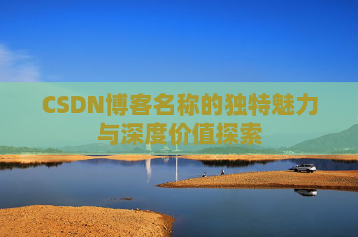 CSDN博客名称的独特魅力与深度价值探索